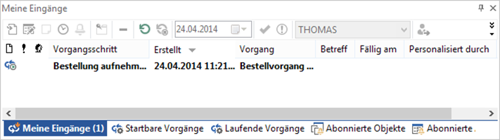 Inbox – My incoming messages